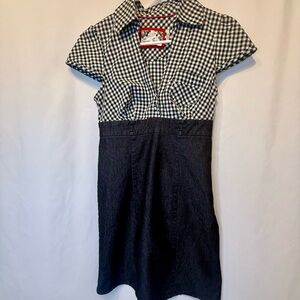 Guess Jeans - Business Button up collar with pencil skirt fitted dress